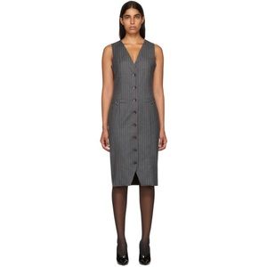 Altuzarra pinstripe vest dress size 38